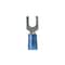 Panduit Fork Terminal, #6 Stud Size, 14 AWG, 600 V, Nylon Insulated, Blue, 1000 PK PN14-6FF-M - alternate 1